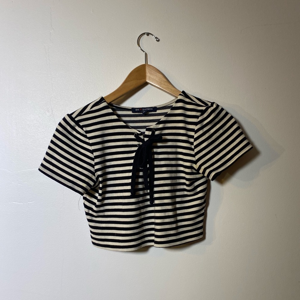 Striped Crop Top